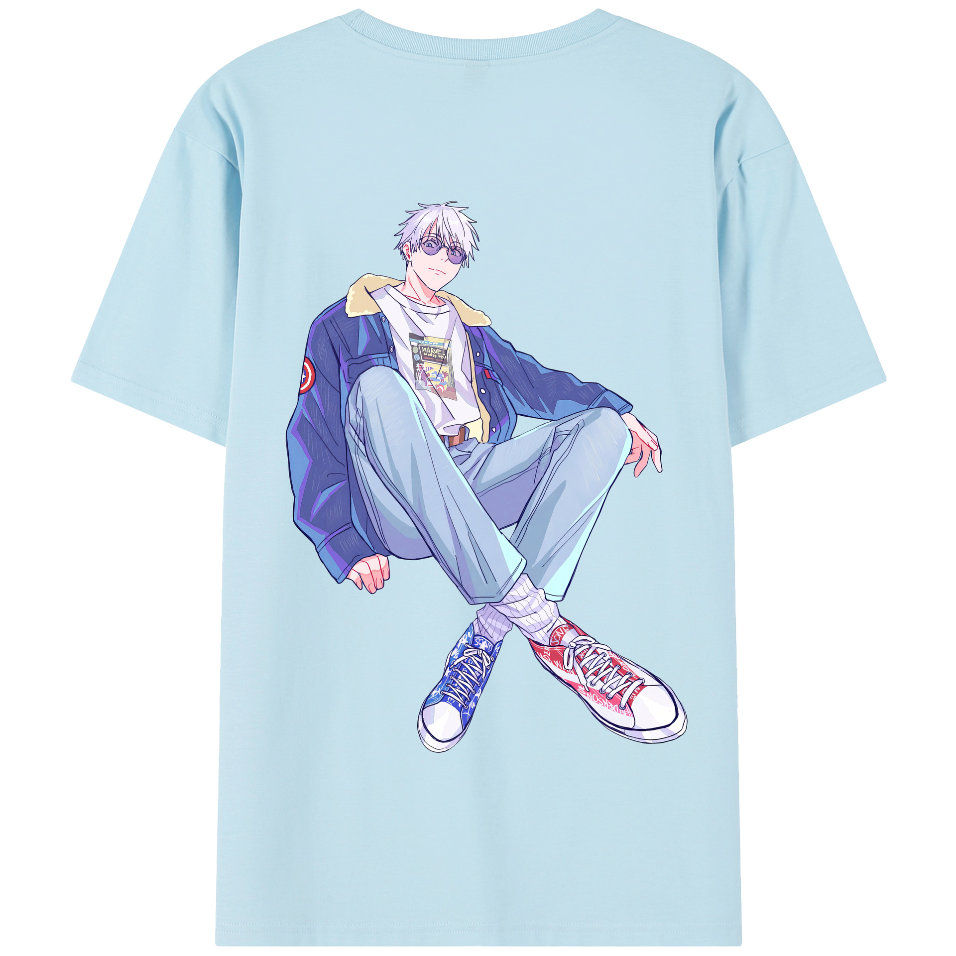 （画像用） 呪術廻戦 Jujutsu Kaisen 綿100％半袖Tシャツ（背面プリント）